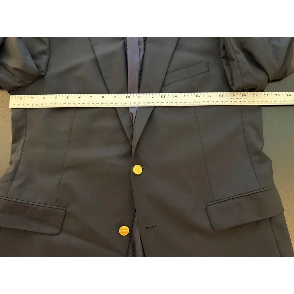 Brooks Brothers 1818 Loro Piana Wool Blazer Mens 42R Navy Madison Fit Jacket
